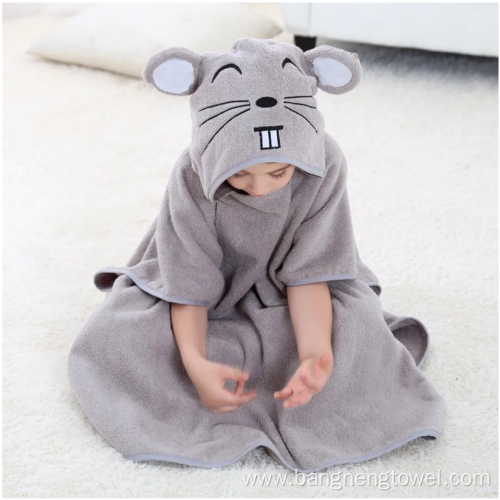 Kids Hooded Beach Bath Towel